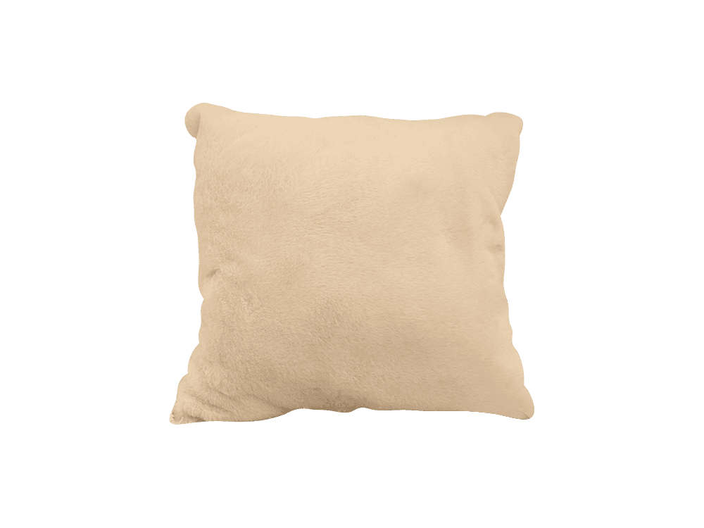 Bequemes Kaninchenpelzkissen